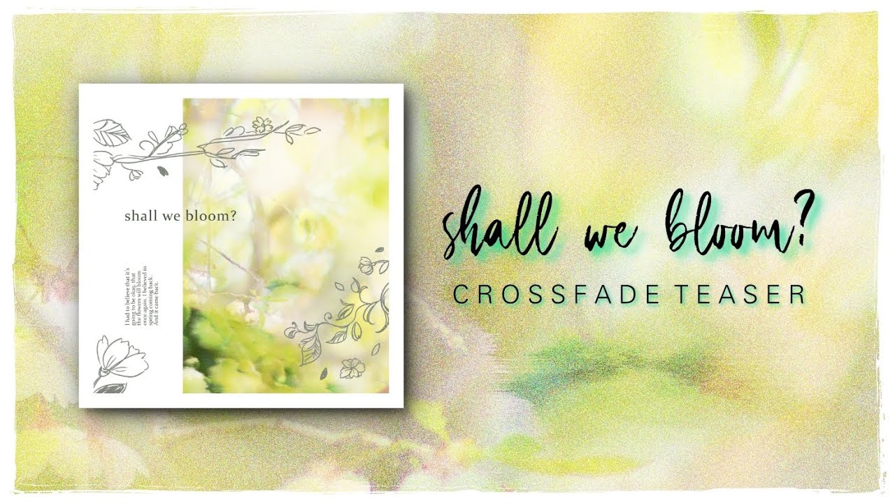 【CROSSFADE】 𝓼𝓱𝓪𝓵𝓵 𝔀𝓮 𝓫𝓵𝓸𝓸𝓶? 🌸  - New album release on JUNE 30!
