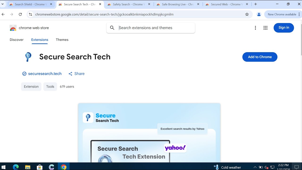 Видеоинструкция по удалению браузерного угонщика от Secure Search Tech.