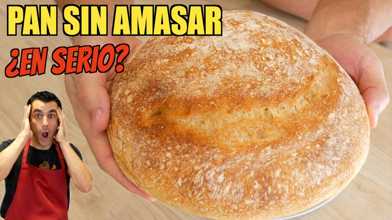 EL PAN más FÁCIL del Mundo (Sin Amasar y Perfecto)