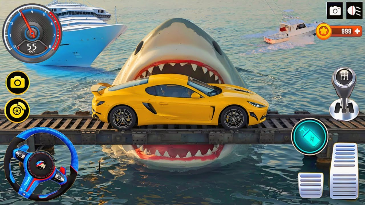 Mega Ramp Car Stunt Master Racing Simulator 3D - GT Impossible Sport Car Racing - New Amazing Game