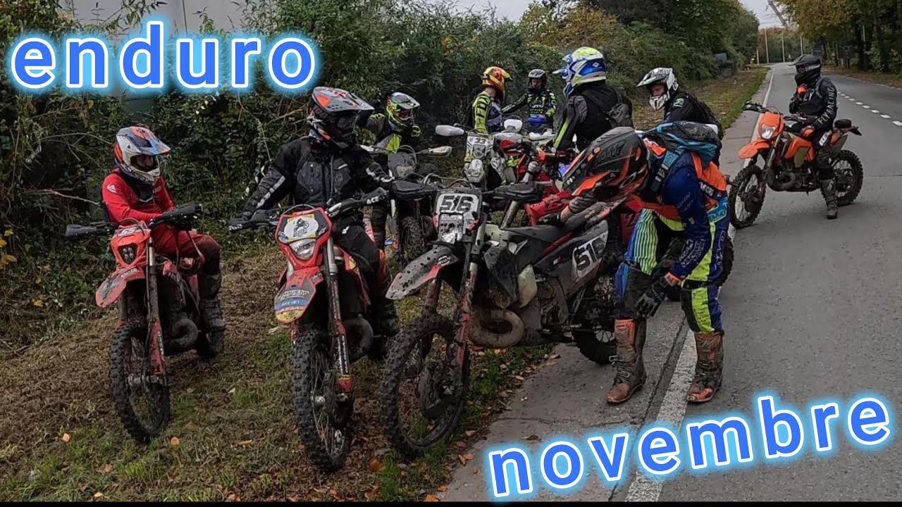 10 motos 115 km d'enduro !