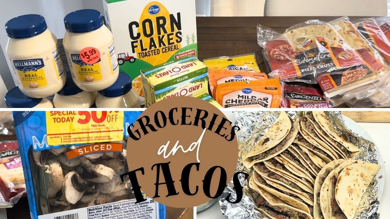 GROCERIES AND TACOS.
