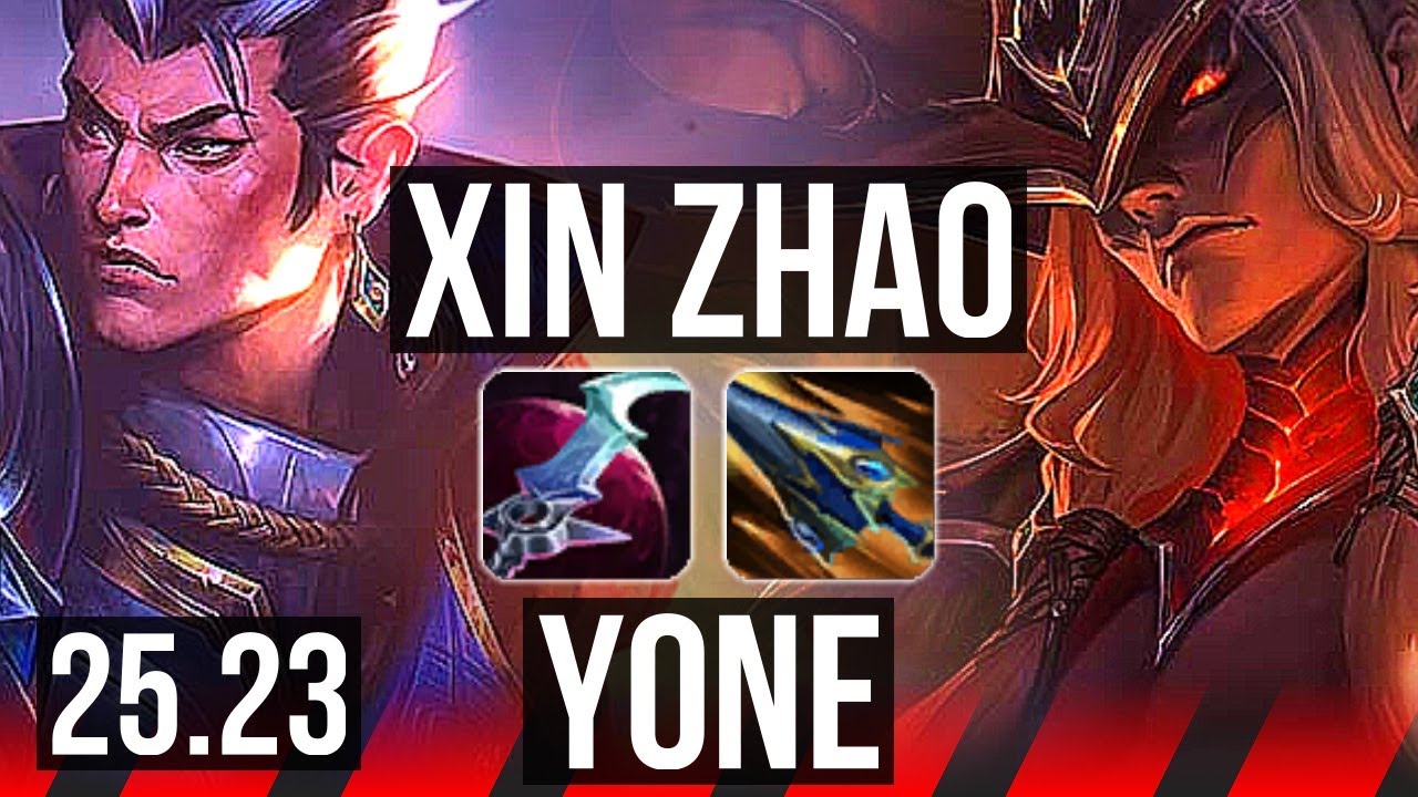 XIN ZHAO vs YONE (TOP) | NA Master | 25.23