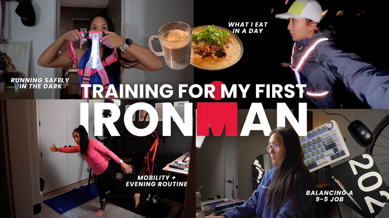 Реалистичный день тренировок IRONMAN с 9:00 до 17:00 | Зимний бег, подзарядка и вечерняя рутина