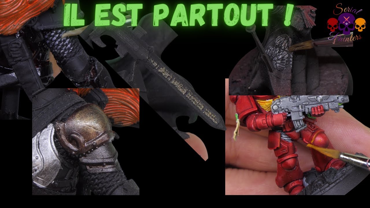 LE REHAUSSAGE A QUOI SERT IL ? TUTO TECHNIQUE DE PEINTURE DE FIGURINE