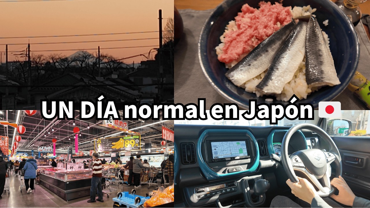 Un día NORMAL en Japón: Compras en el supermercado y vista del Monte Fuji desde mi casa ✨ Vlog