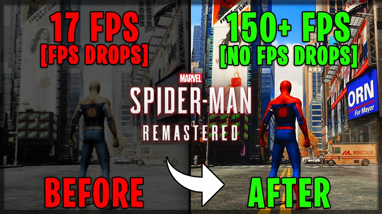 Marvel's Spider-Man Remastered: ЛУЧШИЕ НАСТРОЙКИ для МАКСИМАЛЬНОГО FPS на ЛЮБОМ ПК!
