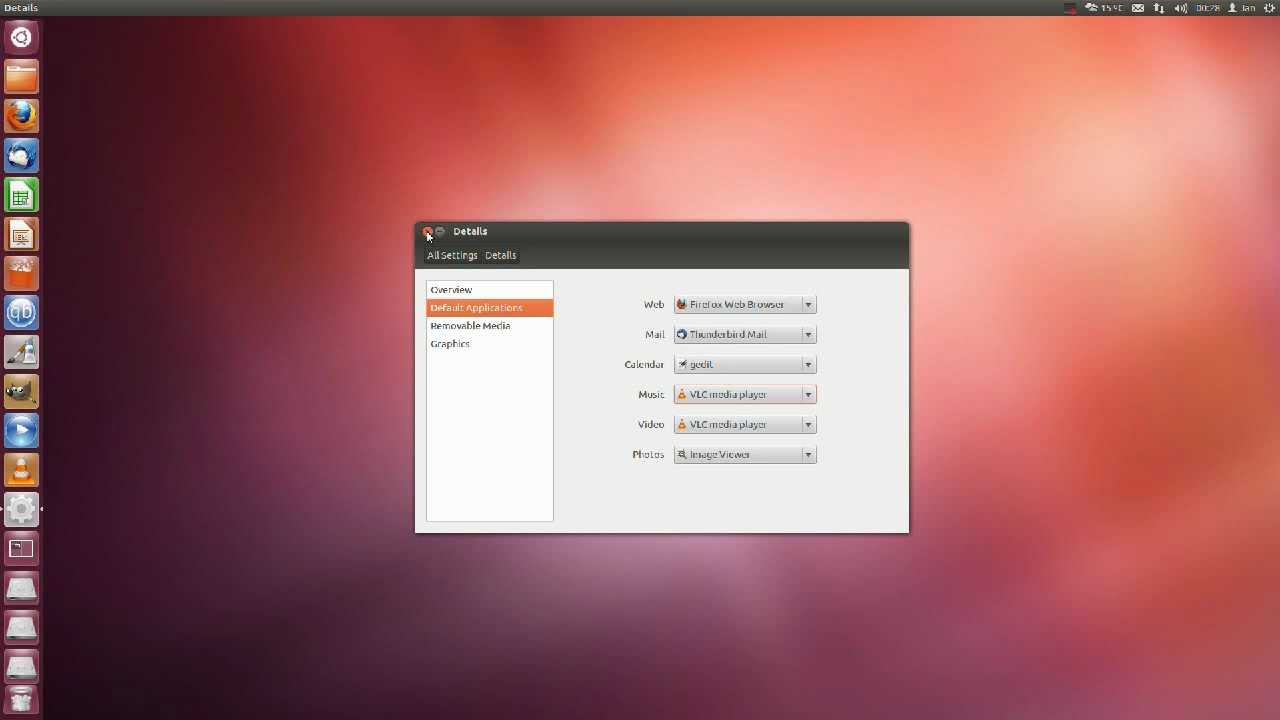 Ubuntu voor beginners 3 Standaard programma instellen