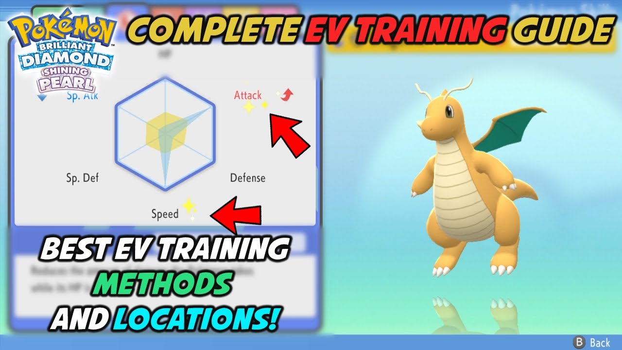 Pokemon Brilliant Diamond & Shining Pearl EV Training Guide! BEST EV Training Methods and Locations!