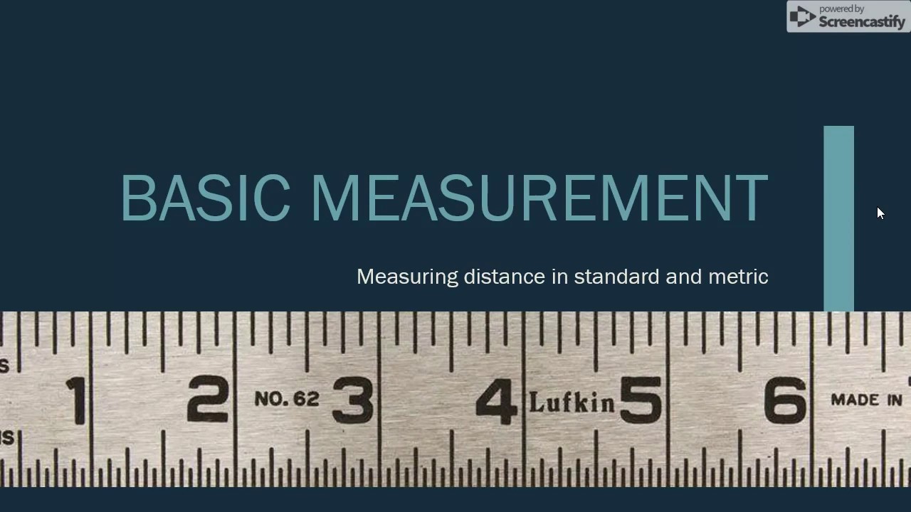 Lesson: Basic Measurement