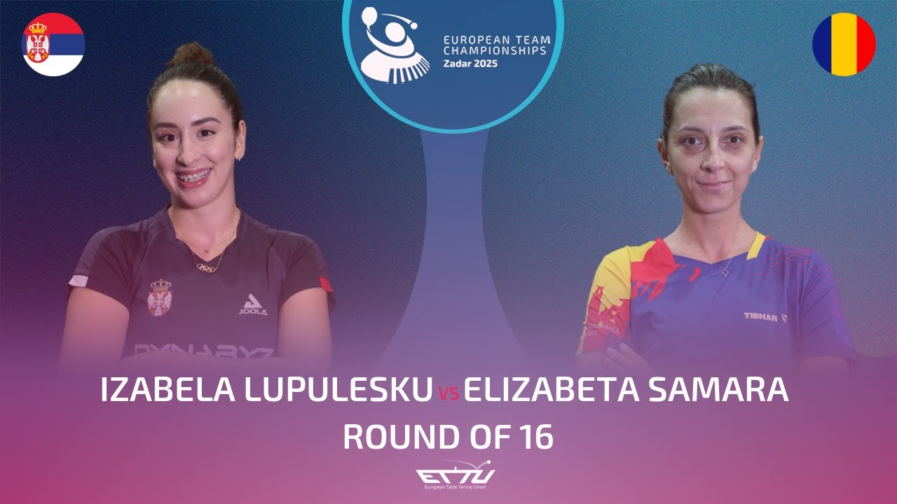 IZABELA LUPULESKU (SRB) vs ELIZABETA SAMARA (ROU) | European Championships - Round of 16 Highlights