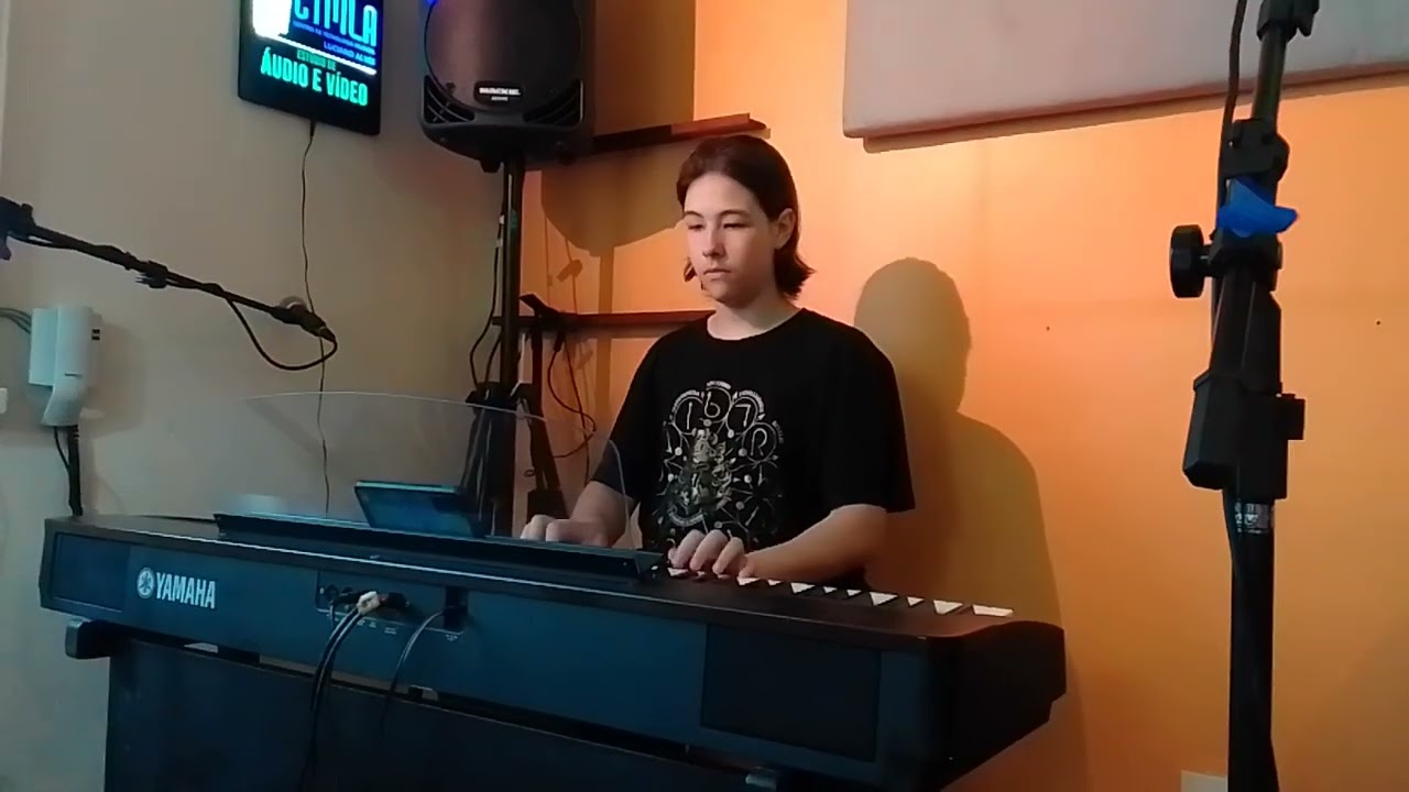Conrado Simas (piano). Apresenta&ccedil;&atilde;o dos alunos do CTMLA, 2022.