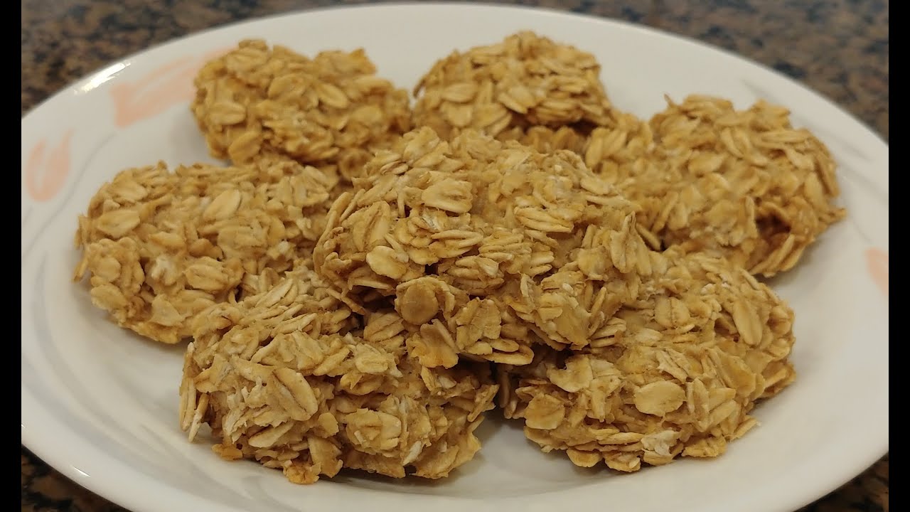 2 Ingredient Oatmeal Cookies