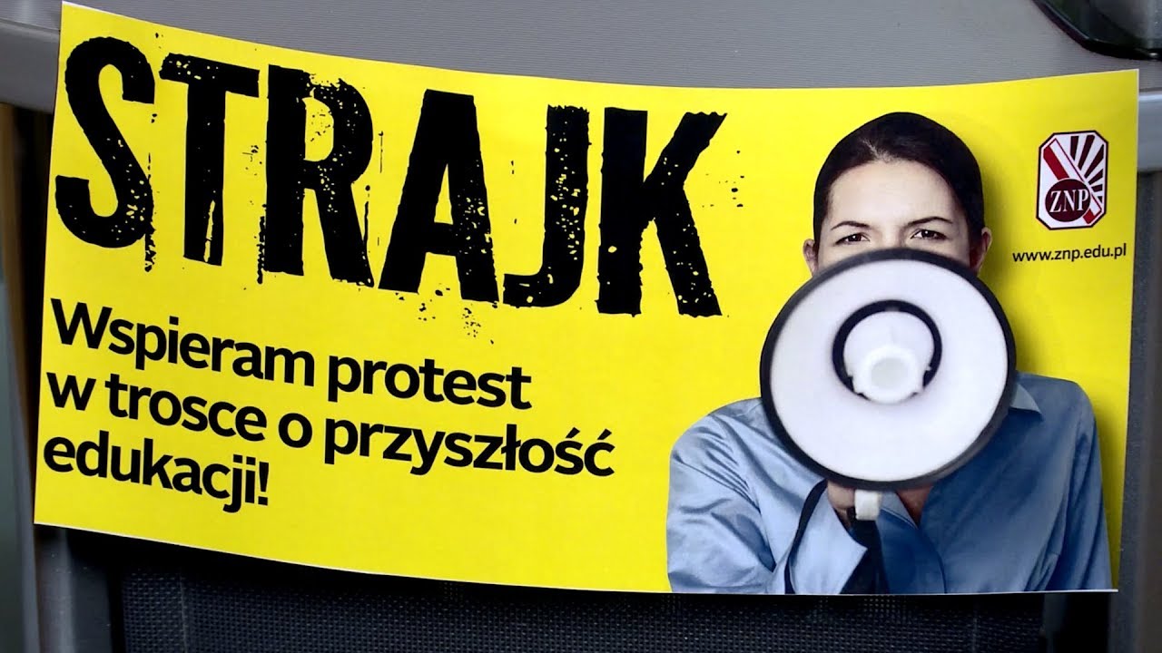 NAUCZYCIEL pokazuje jak wygląda STRAJK od środka