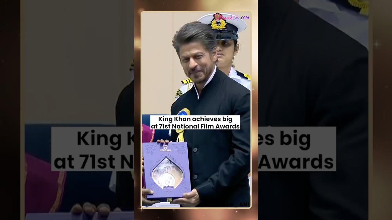 Shah Rukh Khan&rsquo;s FIRST EVER National Films Award | 71st National Film Awards | Jawan