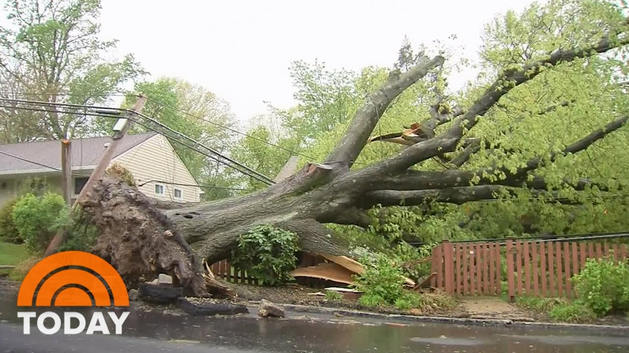 Severe Weather Slams Northeast, Toppling Trees And Power Lines | TODAY