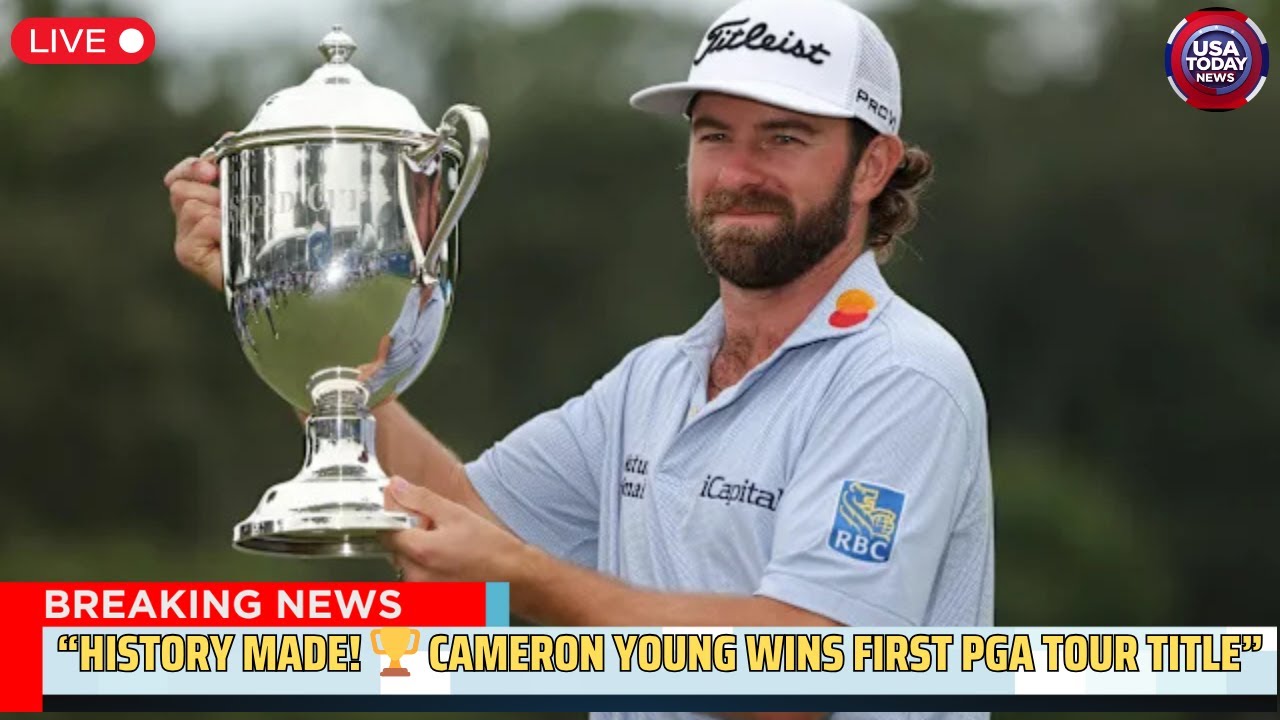 Cameron Young Wins Wyndham Championship | First PGA Tour Victory at 22-Under! । USA TODAY NEWS