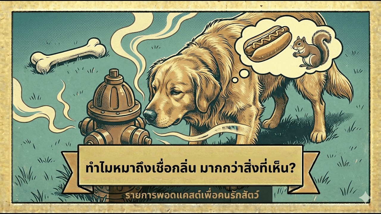 ทำไมหมาถึงเชื่อกลิ่น มากกว่าสิ่งที่เห็น?