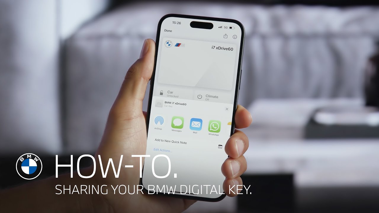 Руководство: Совместное использование BMW Digital Key Plus.