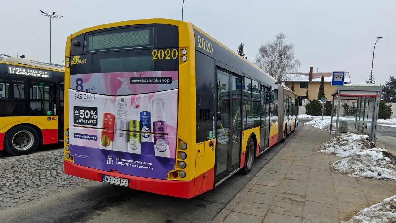 Linia 131 - Solbus SM18 #2020 ( MZA Warszawa )