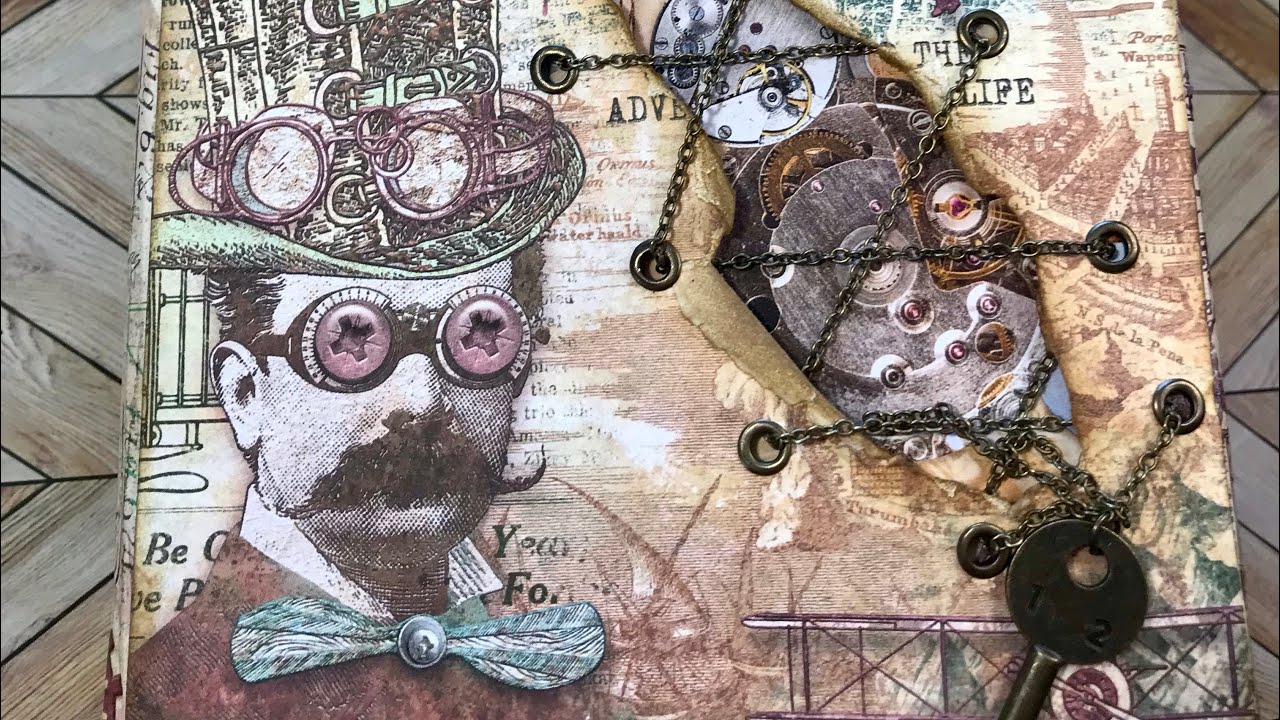 Steampunk I - Junk Journal Flip Through