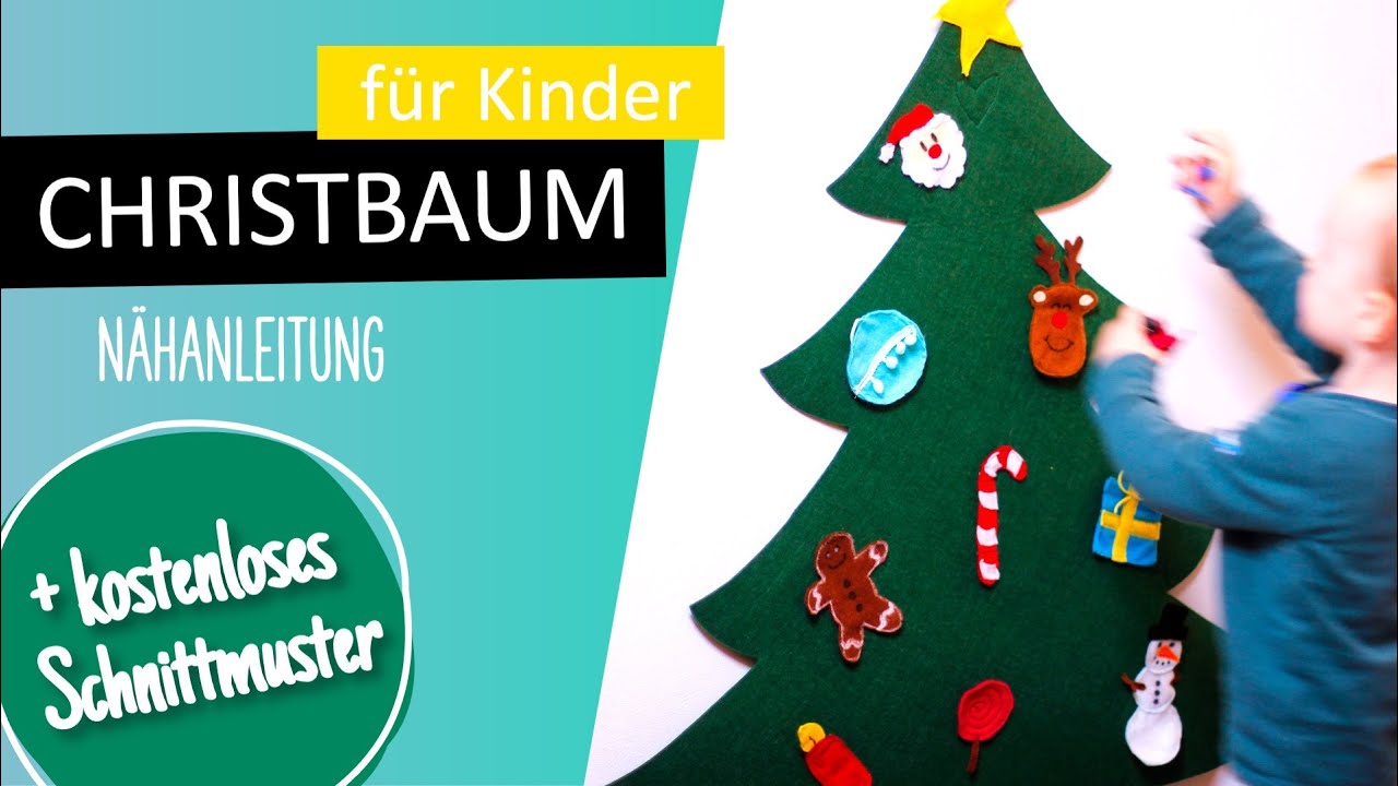 Weihnachtsbaum für Kinder - inkl. KOSTENLOSEN SCHNITTMUSTER