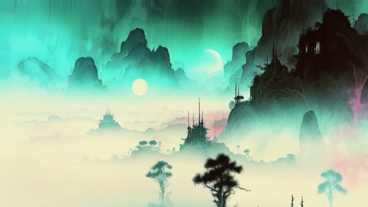 3 Hours of 4K Dreamlike Psychedelic Visuals: The Ink That Remembers