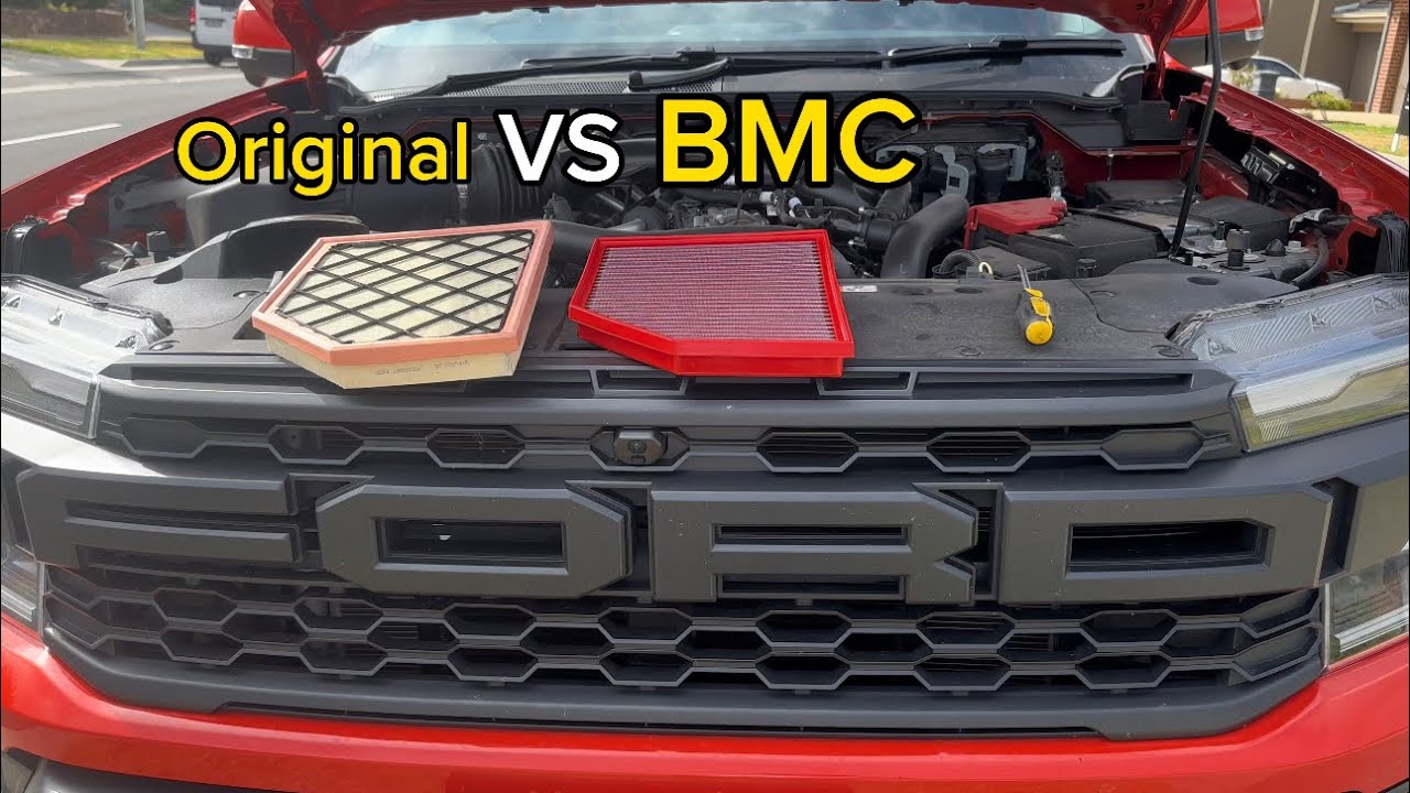 WORTH IT?? | Original VS BMC Air filter | Ford Ranger Raptor 2024