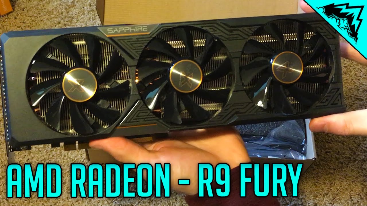 AMD Radeon R9 Fury Graphics Card Unboxing & Installation @AMDRADEON