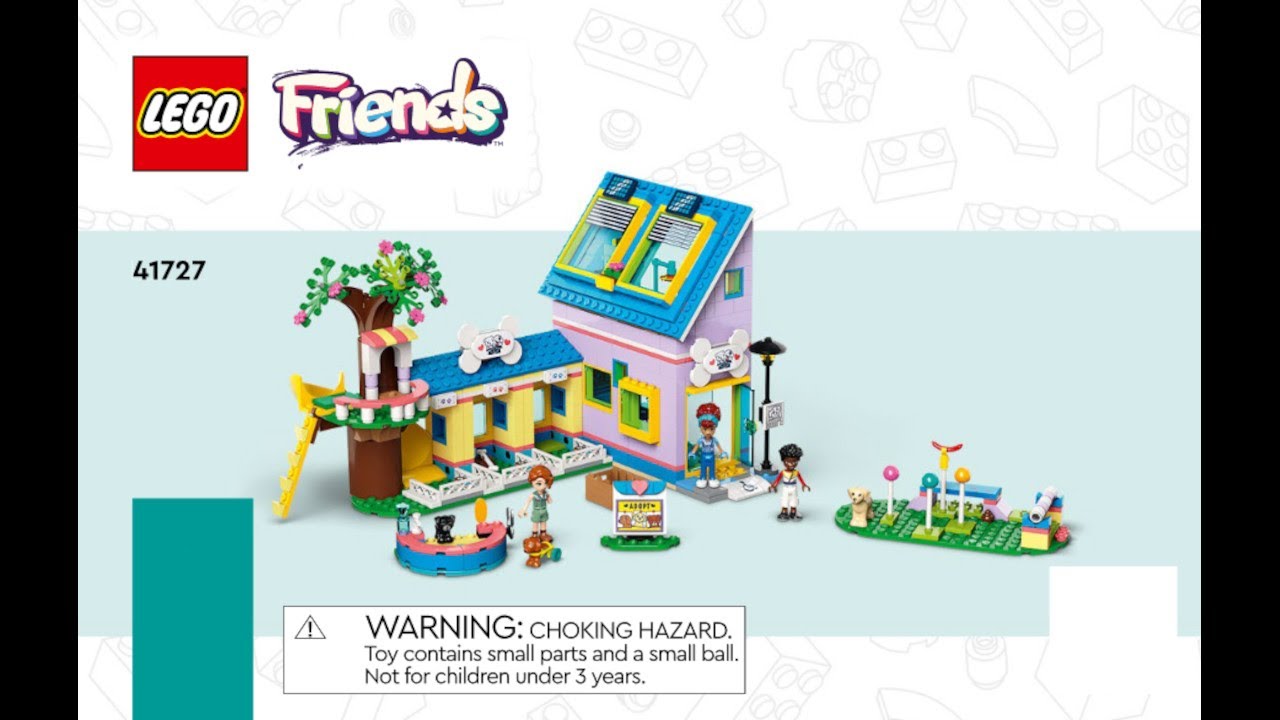 LEGO Instructions | Friends | 41727 | Dog Rescue Centre | Heartlake City | Dog Rescue