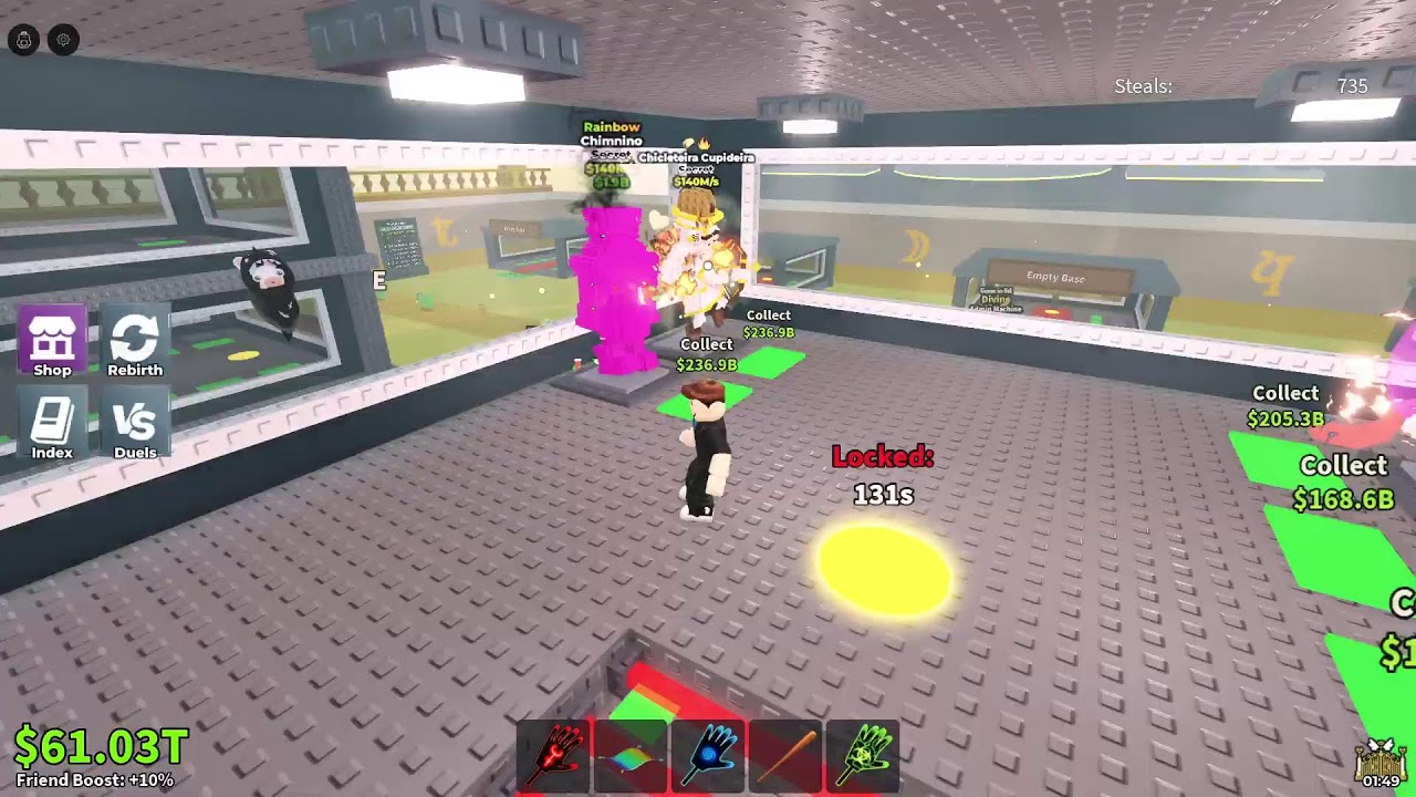 Je trade avec vous sur Roblox Steal a brainrot