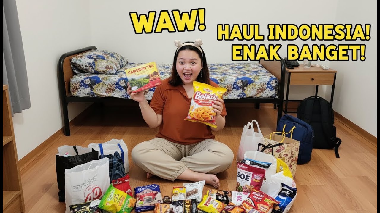BERSIH-BERSIH HOSTEL & UNBOXING OLEH-OLEH: Cameron Highlands + Indo Melimpah! 🇲🇾🇮🇩