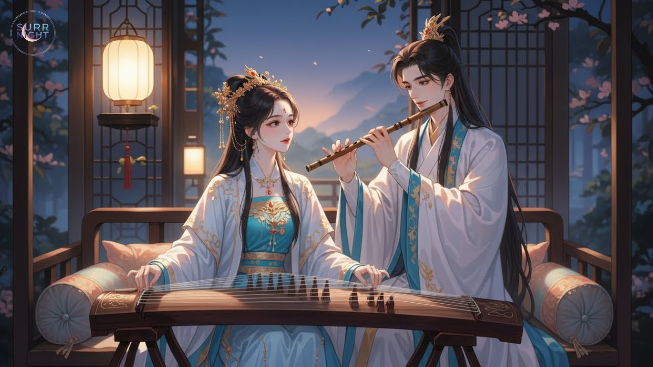 Calm Night Serenity 🌙 | Soft Flute & Guzheng for Stress Relief