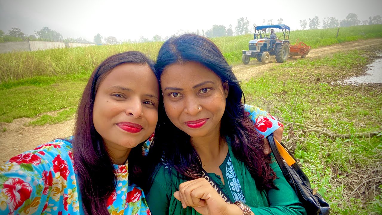 Behen Ke Sath Ghumne Gaye Khet😍 Village Vlog✌️
