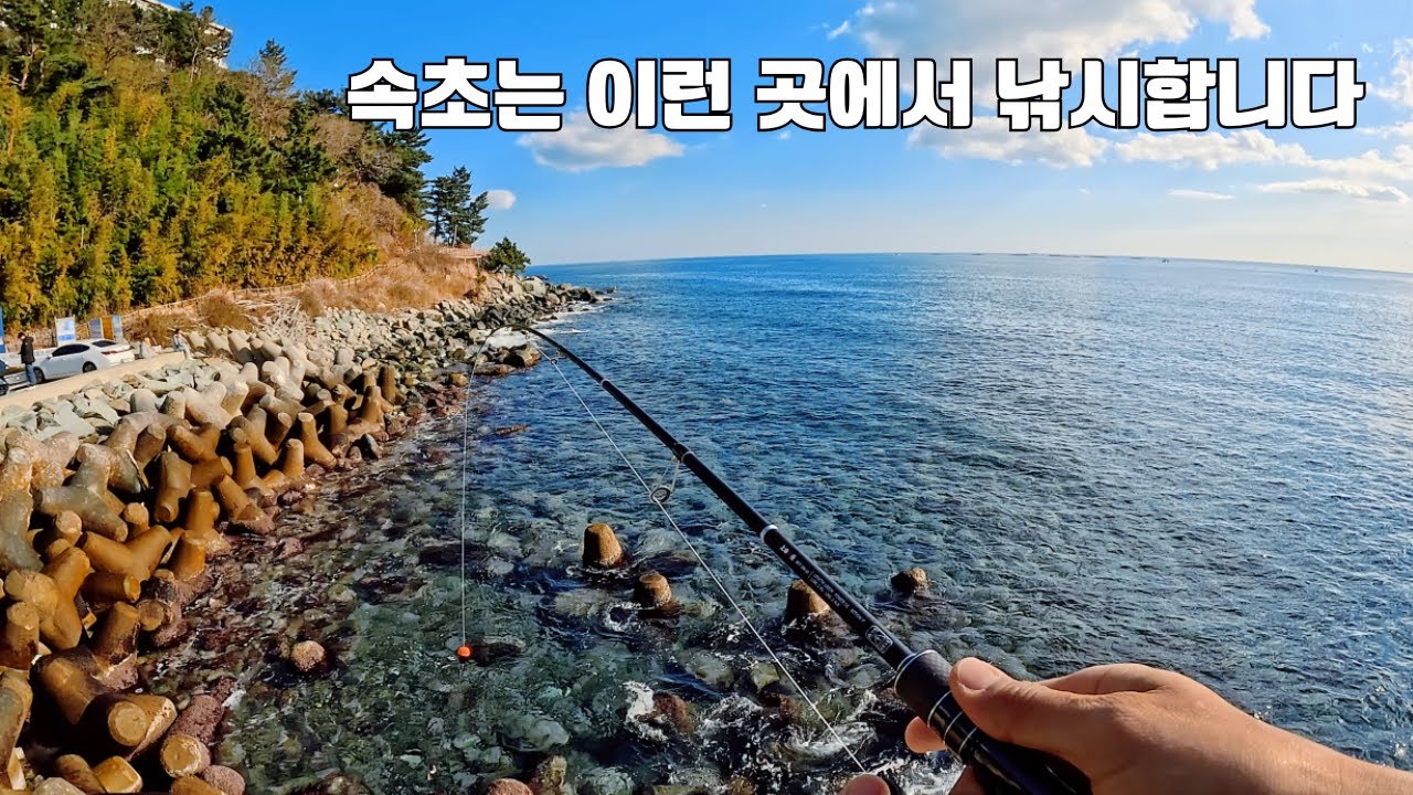 속초는 이런곳에서 낚시합니다. 생활낚시 함께 가시죠~ ^^