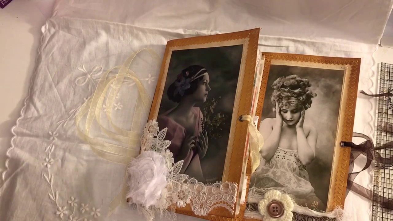 3 vintage junk journals