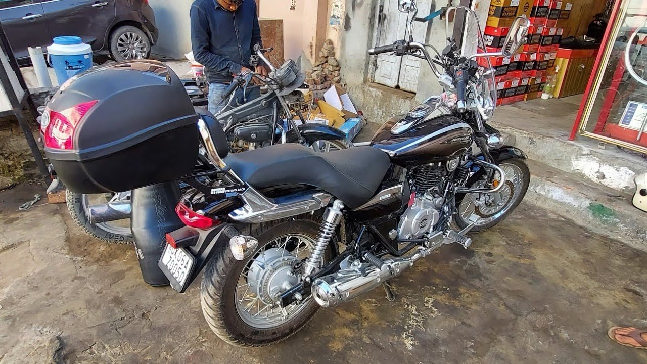 Installed studds fitting rack & studds top case | modifications in my avenger cruise| sansCARi sumit