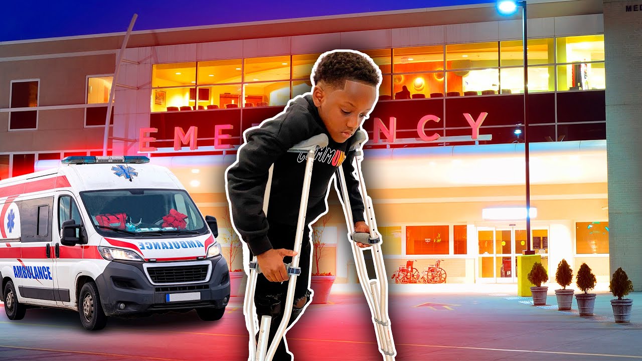 Boy Gets RUSHED TO THE Hospital [BROKEN LEG]
