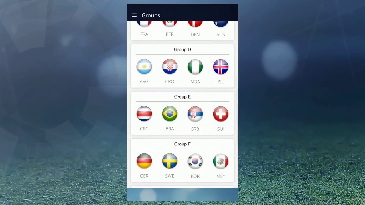 Fifa World Cup App- Your daily reminder starts with this app.