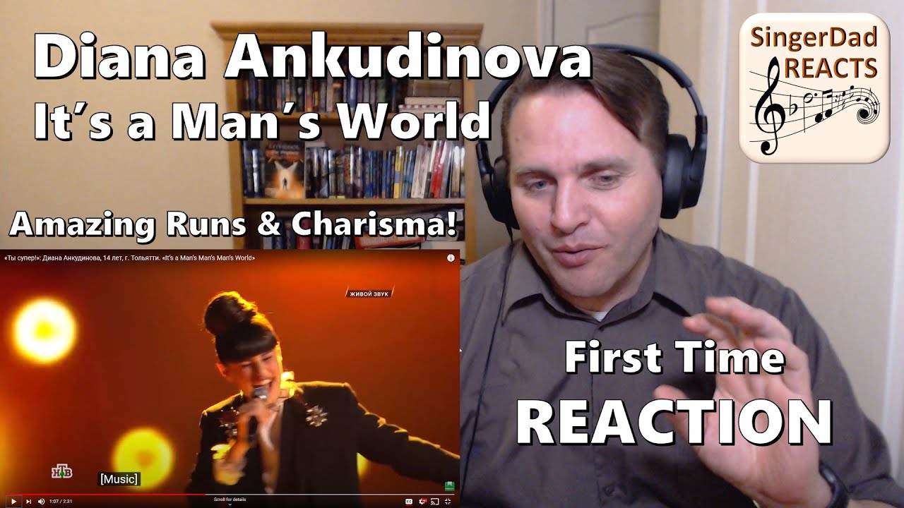 Classical Singer First Time Reaction- Diana Ankudinova | It's a Man's World. She Brought It!!