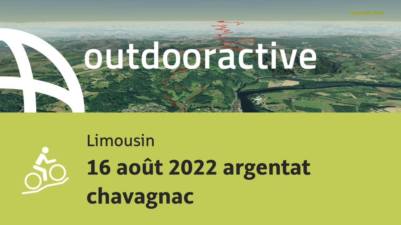 Vol 3D interactif: 16 août 2022 argentat chavagnac