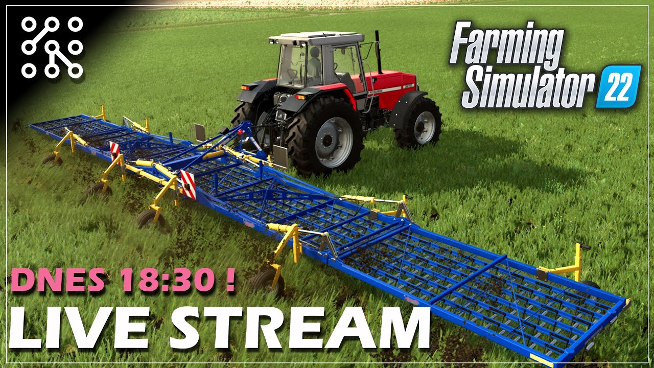 LIVE STREAM - kROBOTOVA FARMA VEPŘOVÁ | Farming Simulator 22 | Lets play | Česky