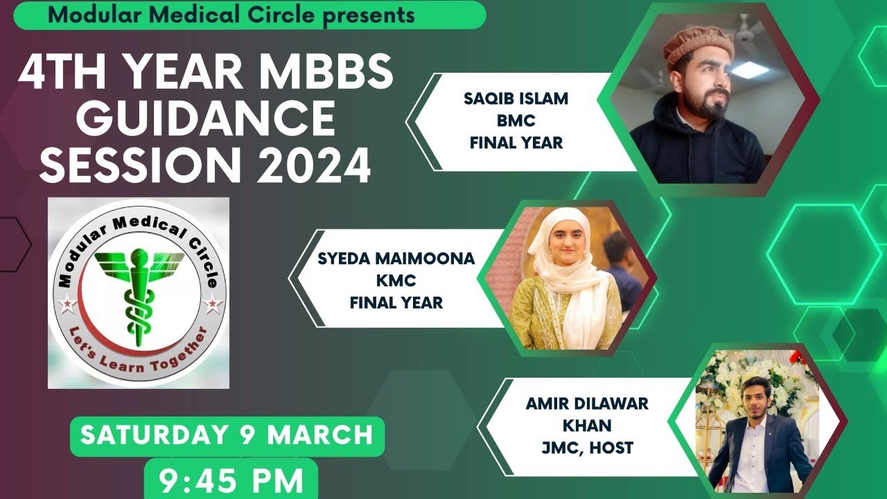 Fourth year MBBS guidance session