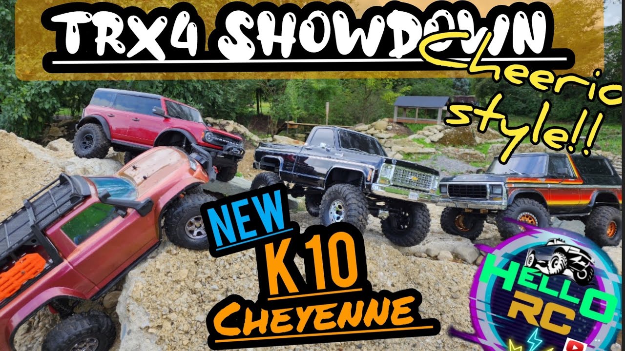 TRX4 K1O Шайенн участвует в соревновании Traxxas trx4. 21 bronco 79 bronco trx4sport!