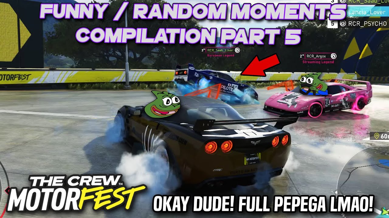 The Crew Motorfest Funny/Random Moments Part 5 (Full Chaotic Grand Race) - The Crew Motorfest