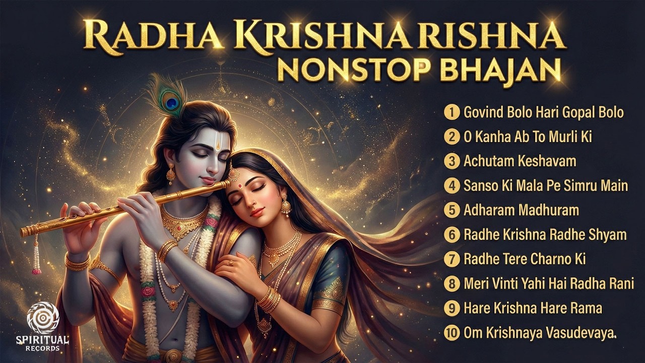 🌸 Radha Krishna Nonstop Bhajans | 10 Superhit Bhakti Songs | Man Ko Shanti Milne Wale Bhajan 🙏
