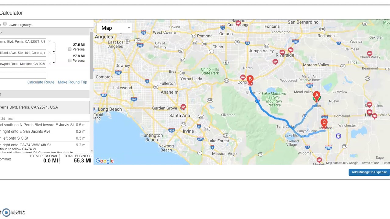 Concur Training - Adding A Mileage Trip