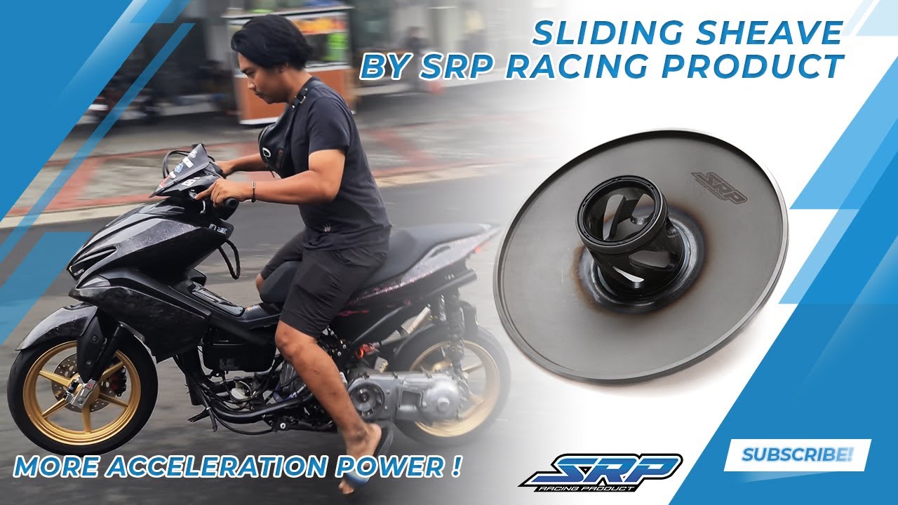 UPGRADE SECONDARY SLIDING SHEAVE SRP RACING PRODUCT ! | BAWAH NGANGKAT ATAS JENGAT !