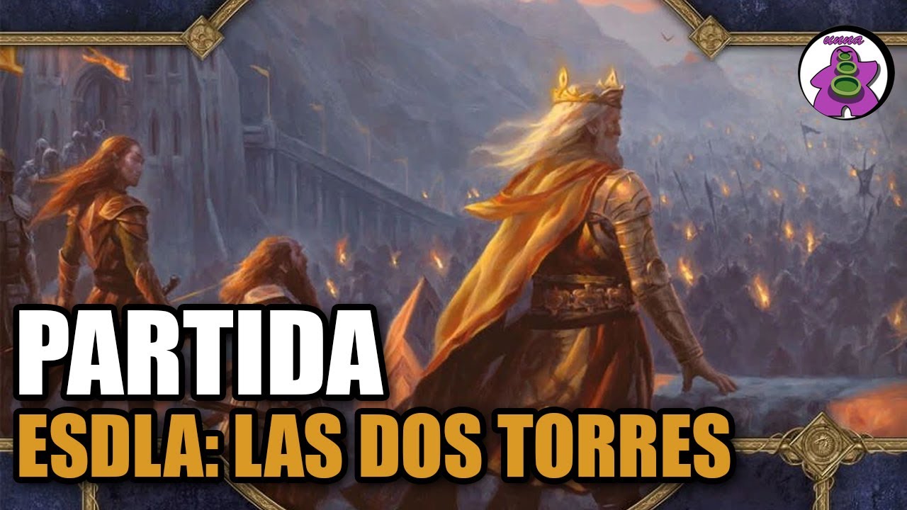 EL SEÑOR DE LOS ANILLOS LAS DOS TORRES LCG Expansión de Saga - Partida Juego de cartas - Gameplay