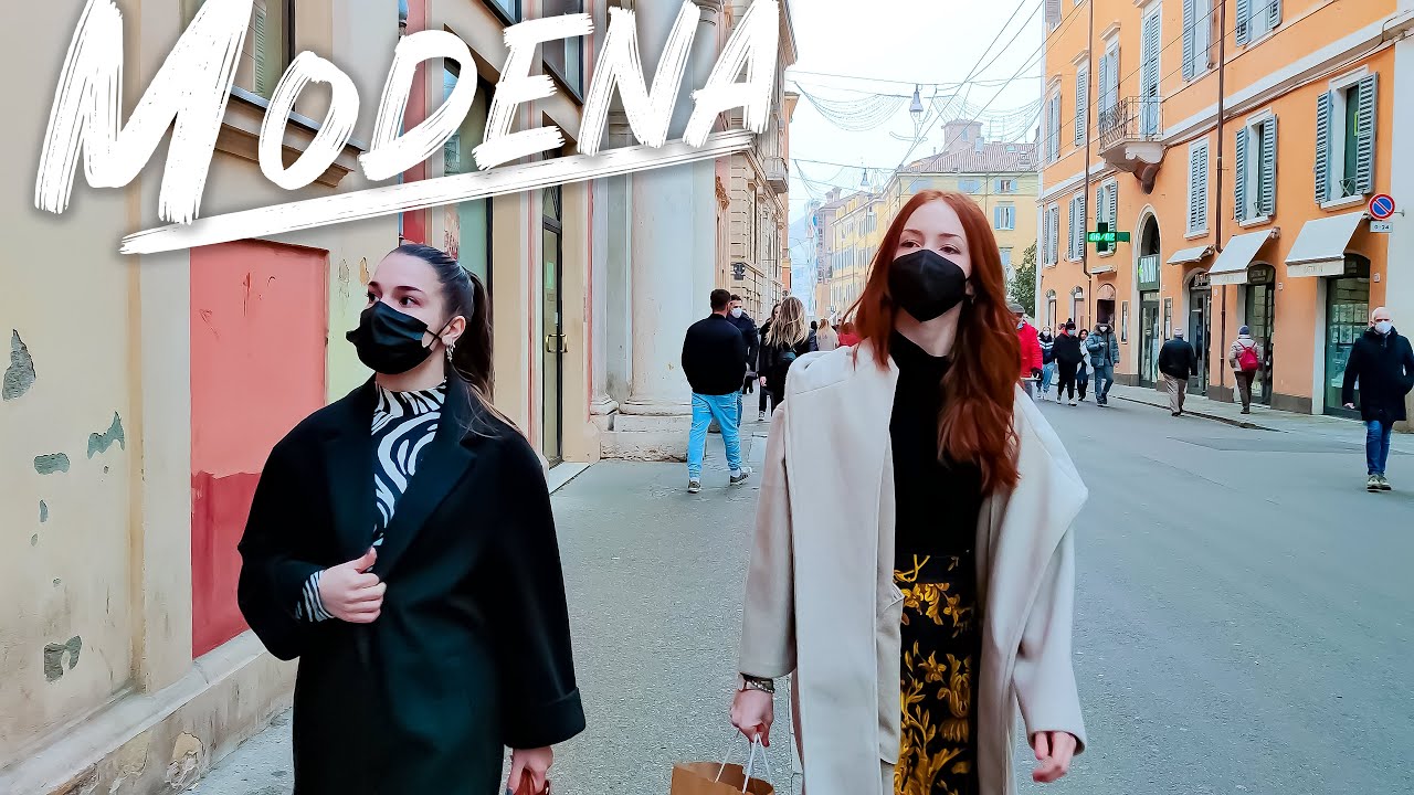 MODENA. Italy - 4k Walking Tour around the City - Travel Guide. trends, moda #Italy